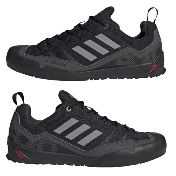 Adidas Terrex Swift Solo 2 Approach Hiking Shoes Men's 5 /Women's 6 Black - Picture 1 of 9